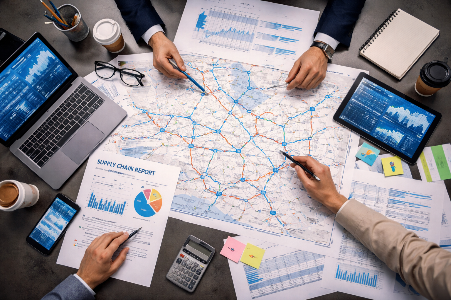 Analyse supply chain autour d'une carte réseau